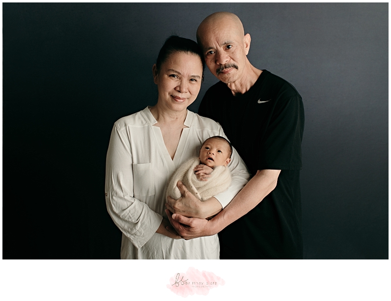 Grandparents and baby boy